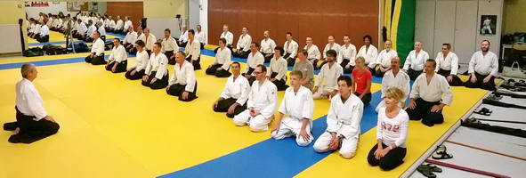 Un cours parmi d'autres au dojo de Lyon 69 Tassin 