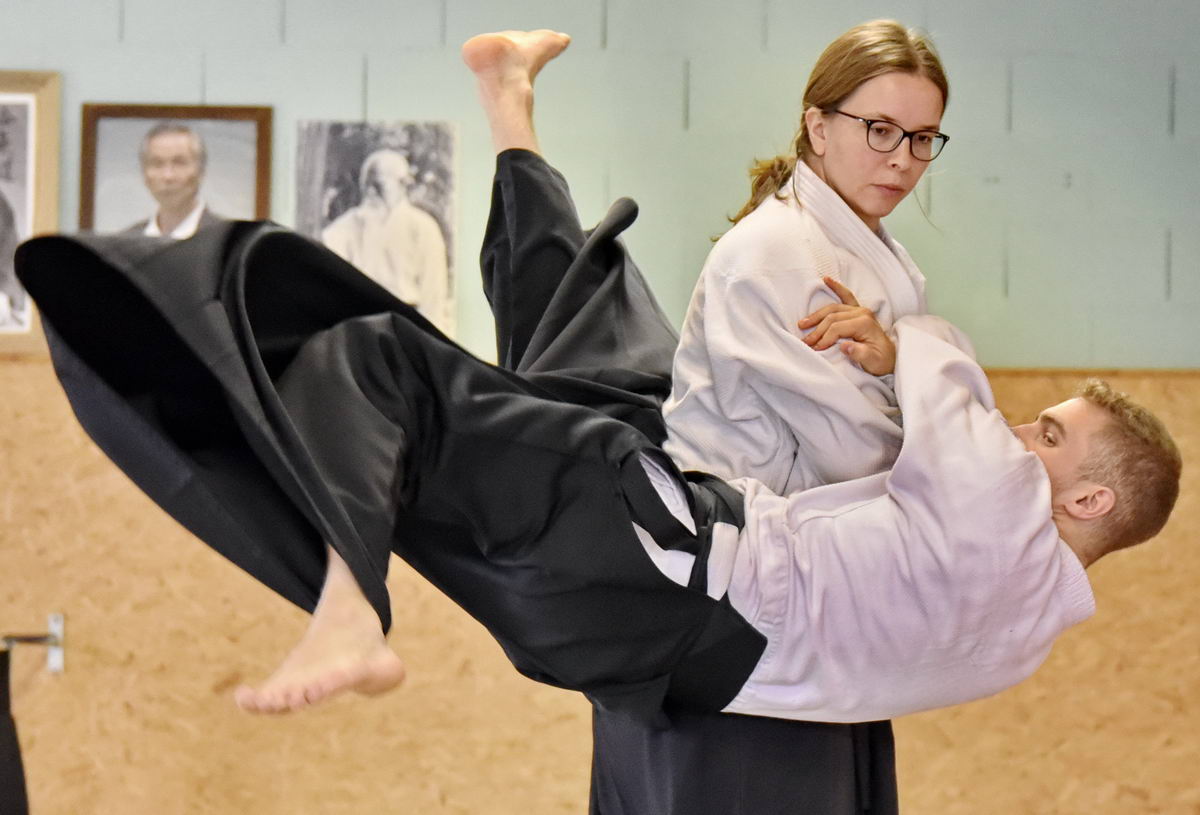 aïkido Koshi nage cours Alain Peyrache sensei dojo de Lypn 69