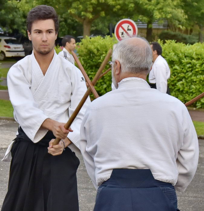 Aïkido Uchi Deshi Alexandre du dojo  Tassin aikido un art martial de self défense